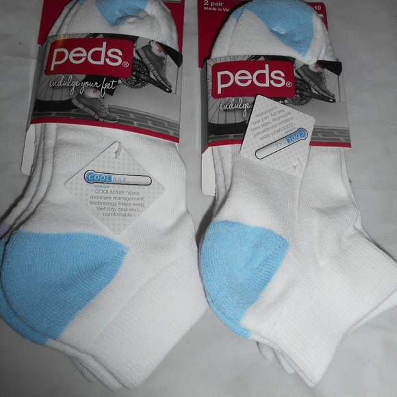 Peds Accessories 4 Pairs Of Peds Womens Coolmax Ankle Socks Poshmark